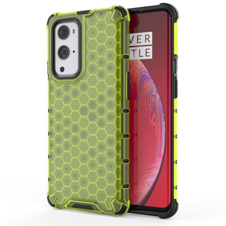 For OnePlus 9 Pro Shockproof Honeycomb PC + TPU Case(Green) - OnePlus Cases by buy2fix | Online Shopping UK | buy2fix