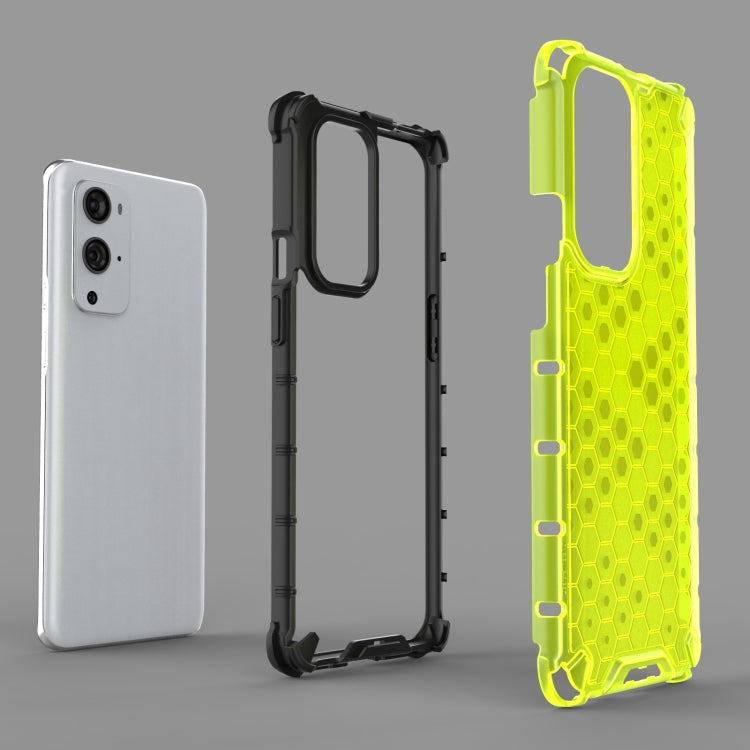 For OnePlus 9 Pro Shockproof Honeycomb PC + TPU Case(Green) - OnePlus Cases by buy2fix | Online Shopping UK | buy2fix