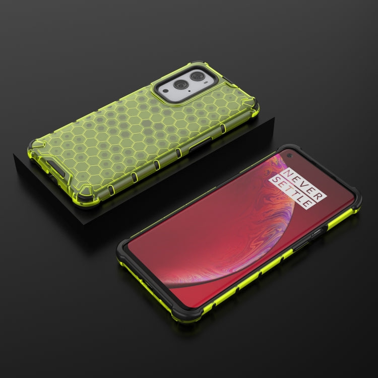 For OnePlus 9 Pro Shockproof Honeycomb PC + TPU Case(Green) - OnePlus Cases by buy2fix | Online Shopping UK | buy2fix