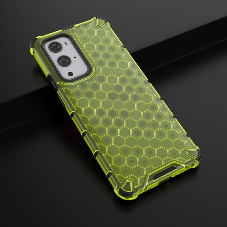 For OnePlus 9 Pro Shockproof Honeycomb PC + TPU Case(Green) - OnePlus Cases by buy2fix | Online Shopping UK | buy2fix