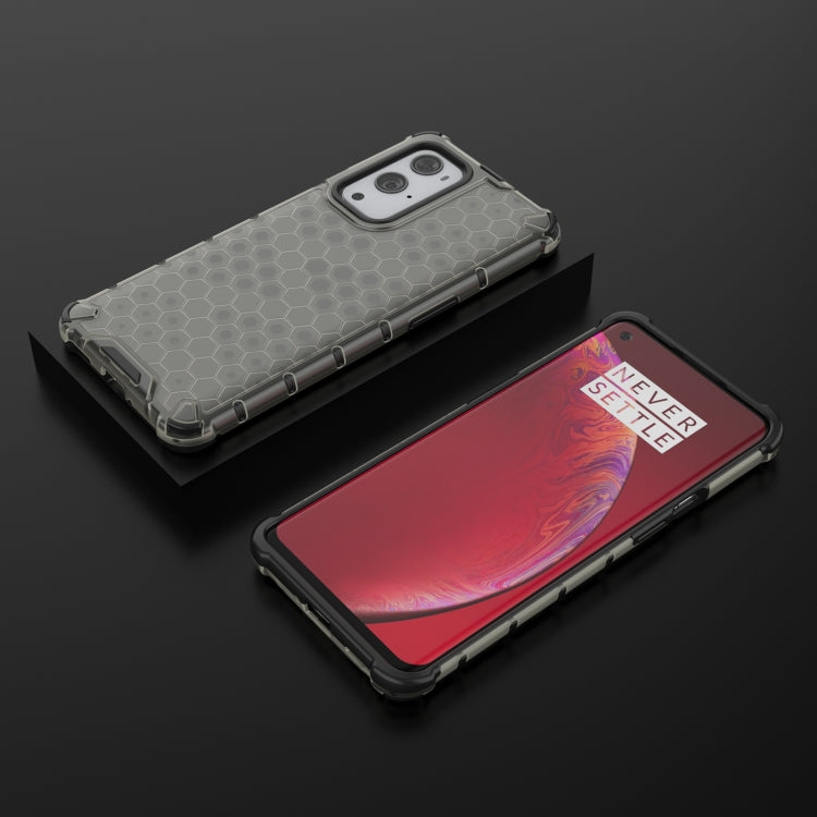 For OnePlus 9 Pro Shockproof Honeycomb PC + TPU Case(Black) - OnePlus Cases by buy2fix | Online Shopping UK | buy2fix