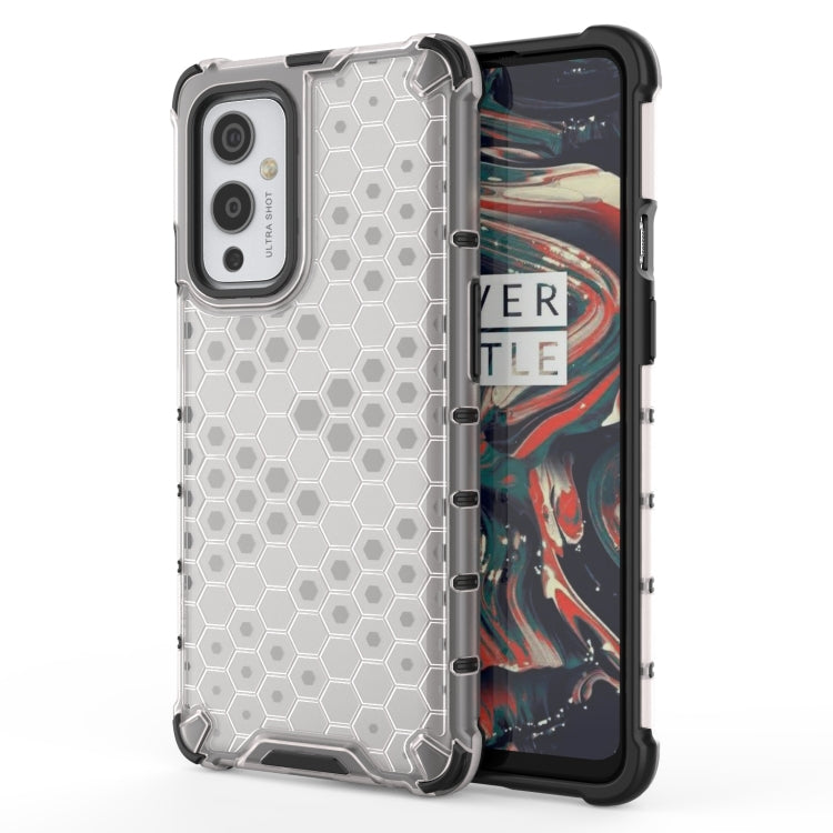 For OnePlus 9 Shockproof Honeycomb PC + TPU Case(White) - OnePlus Cases by buy2fix | Online Shopping UK | buy2fix