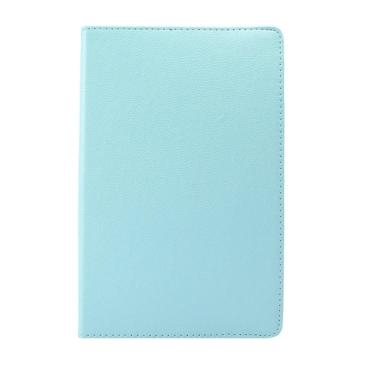 For Lenovo Tab M10 Plus 10.3 360 Degree Rotation Litchi Texture Flip Leather Case with Holder(Sky Blue) - Lenovo by buy2fix | Online Shopping UK | buy2fix