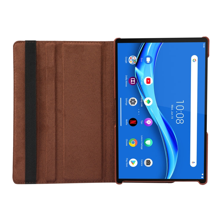For Lenovo Tab M10 Plus 10.3 360 Degree Rotation Litchi Texture Flip Leather Case with Holder(Sky Blue) - Lenovo by buy2fix | Online Shopping UK | buy2fix