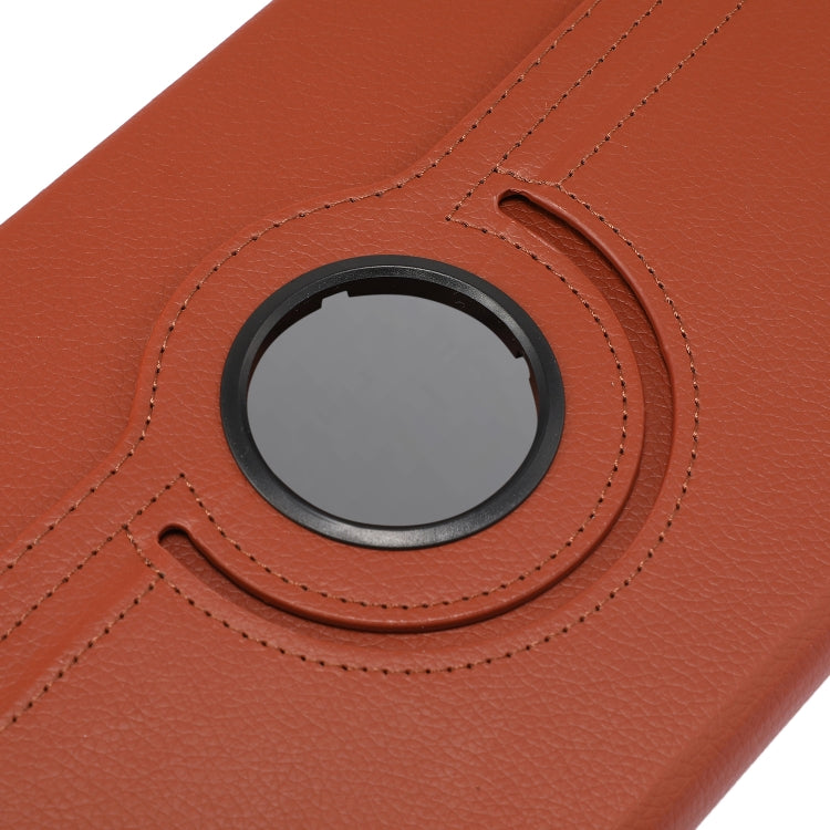 For Lenovo Tab M10 Plus 10.3 360 Degree Rotation Litchi Texture Flip Leather Case with Holder(Pink) - Lenovo by buy2fix | Online Shopping UK | buy2fix