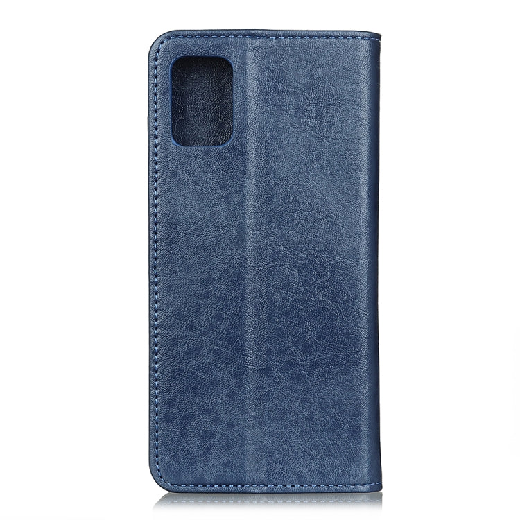 For OPPO Find X3 / X3 Pro Magnetic Crazy Horse Texture Horizontal Flip Leather Case with Holder & Card Slots & Wallet(Blue) - OPPO Cases by buy2fix | Online Shopping UK | buy2fix