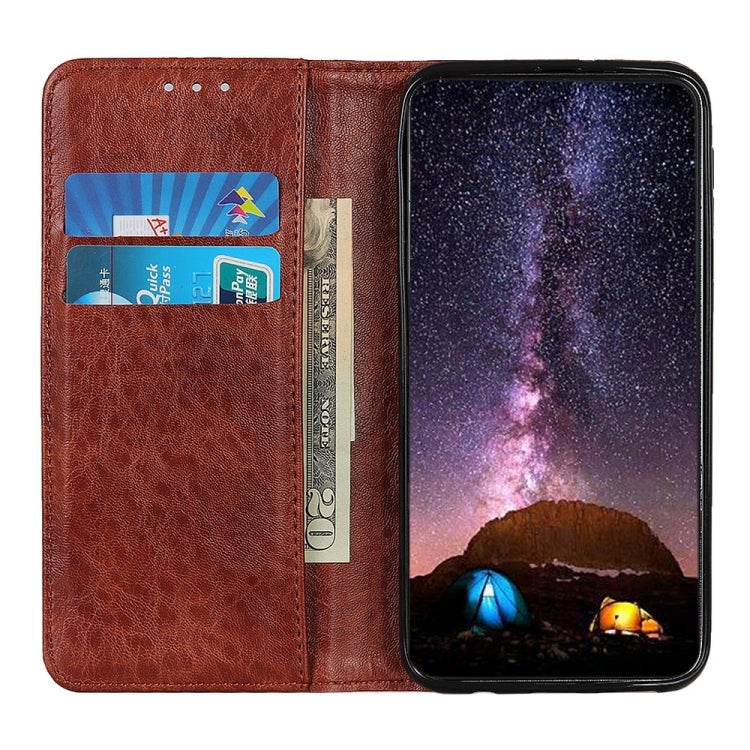 For OPPO Find X3 / X3 Pro Magnetic Crazy Horse Texture Horizontal Flip Leather Case with Holder & Card Slots & Wallet(Brown) - OPPO Cases by buy2fix | Online Shopping UK | buy2fix