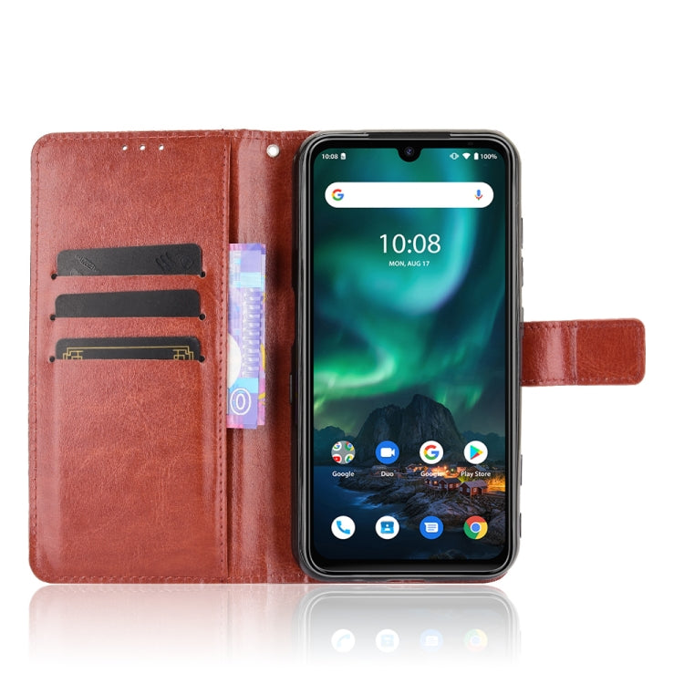For UMIDIGI Bison Retro Crazy Horse Texture Horizontal Flip Leather Case with Holder & Card Slots & Lanyard(Brown) - More Brand by buy2fix | Online Shopping UK | buy2fix