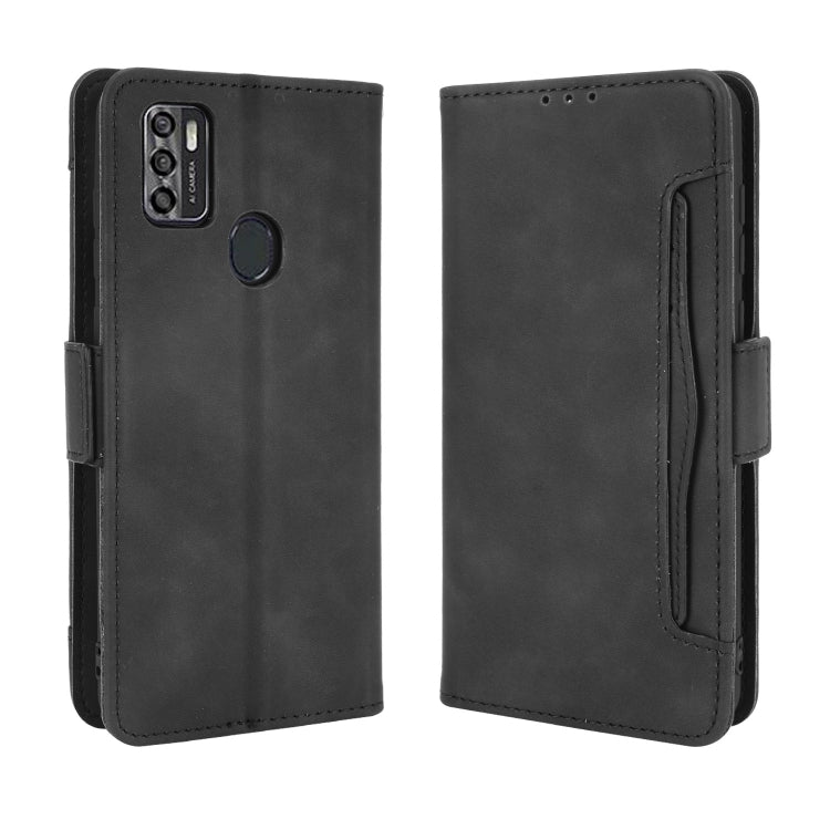 For ZTE Blade A7s 2020 Skin Feel Calf Pattern Horizontal Flip Leather Case with Holder & Card Slots & Photo Frame(Black) - ZTE Cases by buy2fix | Online Shopping UK | buy2fix