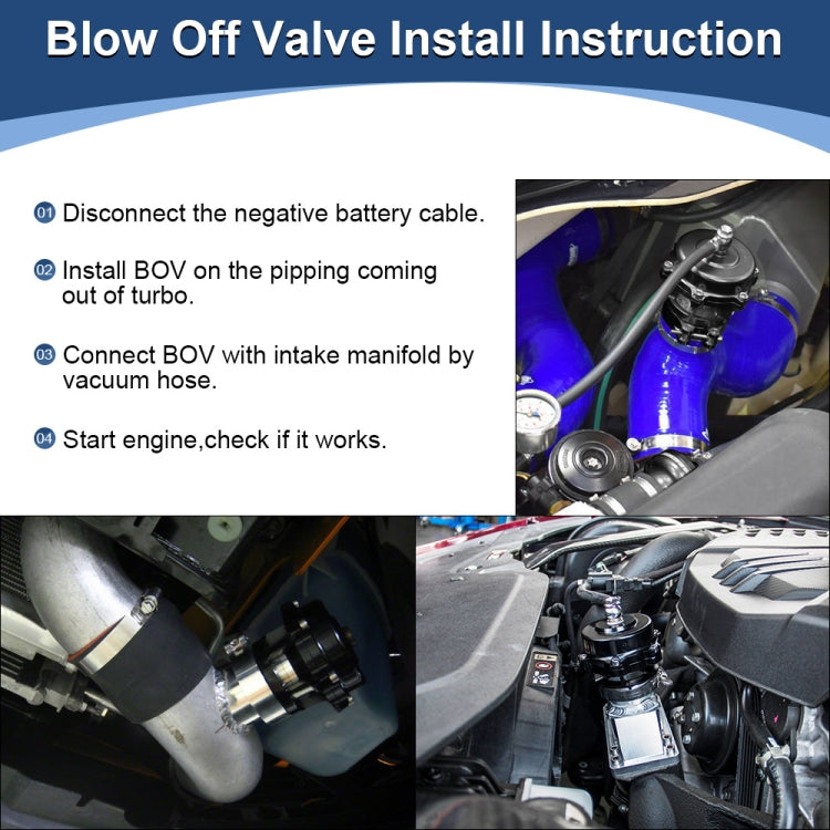 Universal Car Modification BOV 50MM 10 PSI Turbine Relief Valve - Engine Fittings by buy2fix | Online Shopping UK | buy2fix