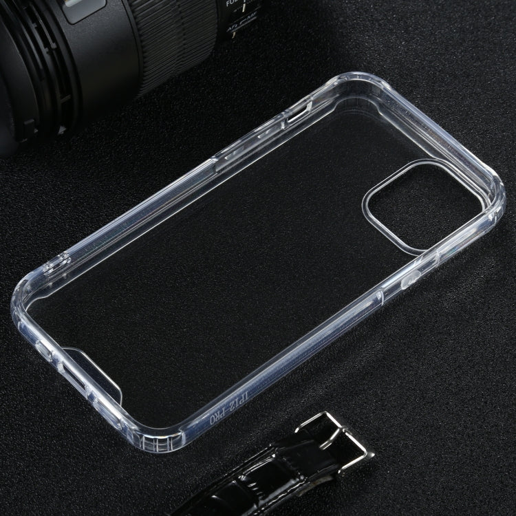 For iPhone 12 / 12 Pro Four-corner Shockproof Transparent TPU + PC Protective Case - iPhone 12 / 12 Pro Cases by buy2fix | Online Shopping UK | buy2fix