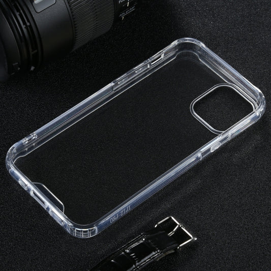 For iPhone 12 / 12 Pro Four-corner Shockproof Transparent TPU + PC Protective Case by buy2fix