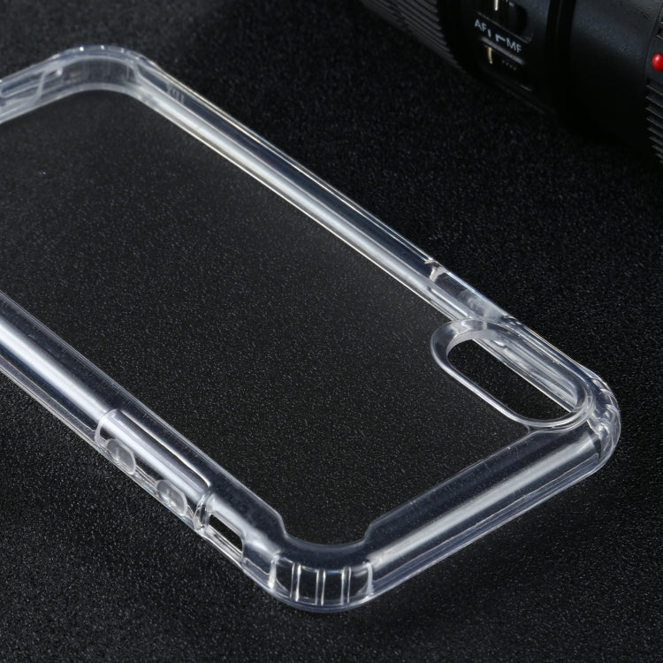 For iPhone X / XS Four-corner Shockproof Transparent TPU + PC Protective Case - More iPhone Cases by buy2fix | Online Shopping UK | buy2fix