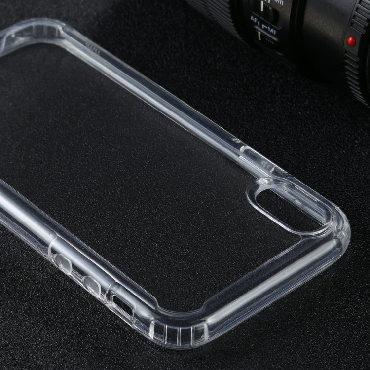For iPhone XR Four-corner Shockproof Transparent TPU + PC Protective Case by buy2fix