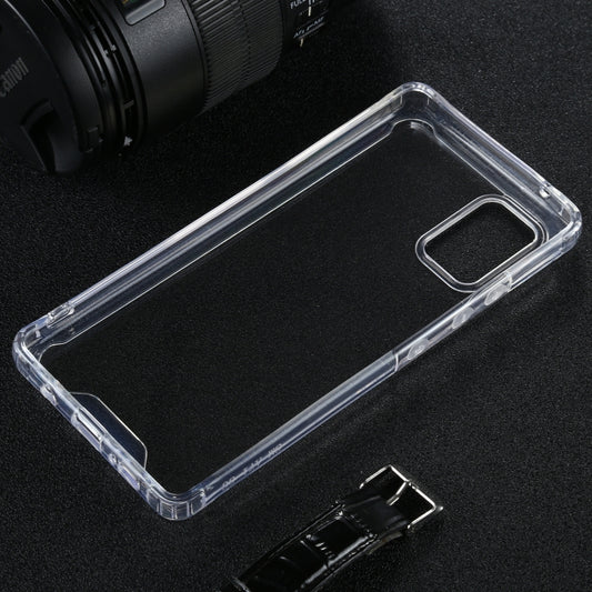 For Samsung Galaxy A71 5G Four-corner Shockproof Transparent TPU + PC Protective Case by buy2fix