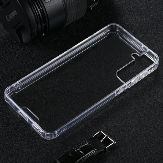 For Samsung Galaxy S21+ 5G Four-corner Shockproof Transparent TPU + PC Protective Case by buy2fix