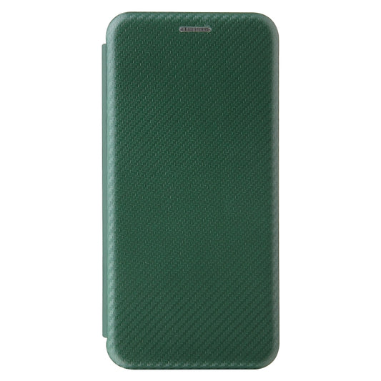 For Samsung Galaxy A32 4G Carbon Fiber Texture Horizontal Flip TPU + PC + PU Leather Case with Card Slot(Green) by buy2fix