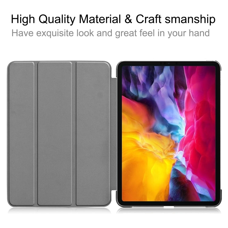 For iPad Pro 11 2022 / 2021 / 2018 Custer Texture Leather Smart Tablet Case(Black) - iPad Pro 11 (2022/2021) Cases by buy2fix | Online Shopping UK | buy2fix