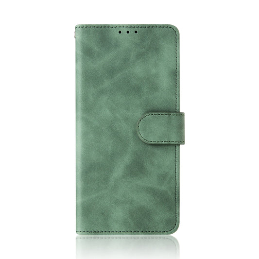 For Samsung Galaxy A02 / M02 Solid Color Skin Feel Magnetic Buckle Horizontal Flip Calf Texture PU Leather Case with Holder & Card Slots & Wallet(Green) by buy2fix