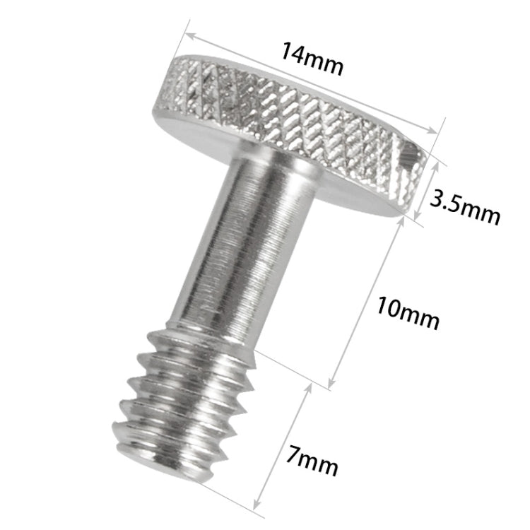 BEXIN LS005 2 PCS 1/4 inch Female Thread Screws DSLR Camera Mount Screws by BEXIN