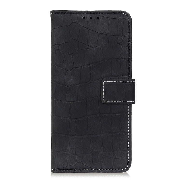 For OPPO A9 (2020) Crocodile Texture Horizontal Flip Leather Case with Holder & Wallet & Card Slots & Photo Frame(Black) - OPPO Cases by buy2fix | Online Shopping UK | buy2fix