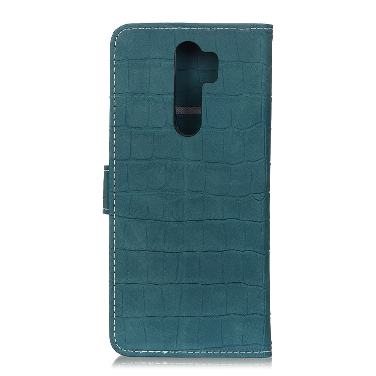 For OPPO A9 (2020) Crocodile Texture Horizontal Flip Leather Case with Holder & Wallet & Card Slots & Photo Frame(Dark Green) - OPPO Cases by buy2fix | Online Shopping UK | buy2fix