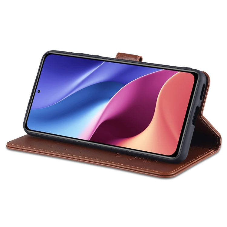 For Xiaomi Poco F3 AZNS Sheepskin Texture Horizontal Flip Leather Case with Holder & Card Slots & Wallet(Black) - Xiaomi Cases by AZNS | Online Shopping UK | buy2fix