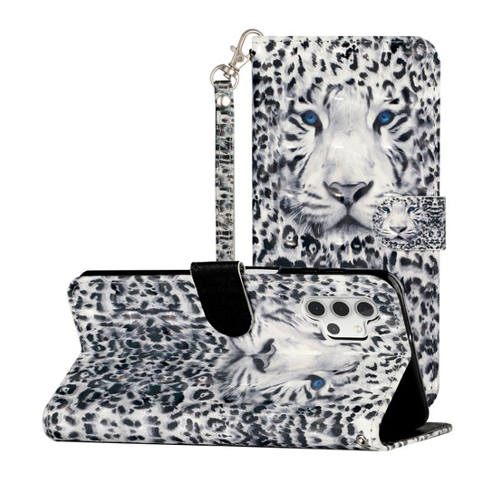 For Samsung Galaxy A32 5G 3D Pattern Horizontal Flip PU Leather Case with Holder & Card Slots & Wallet(Leopard) by imak