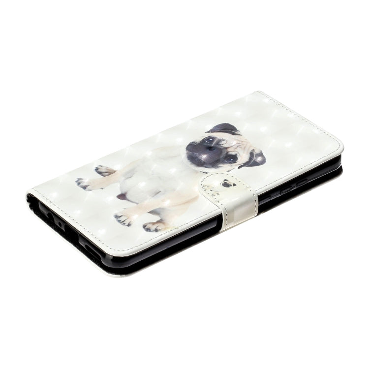 For Samsung Galaxy A32 5G 3D Pattern Horizontal Flip PU Leather Case with Holder & Card Slots & Wallet(Pug) by imak