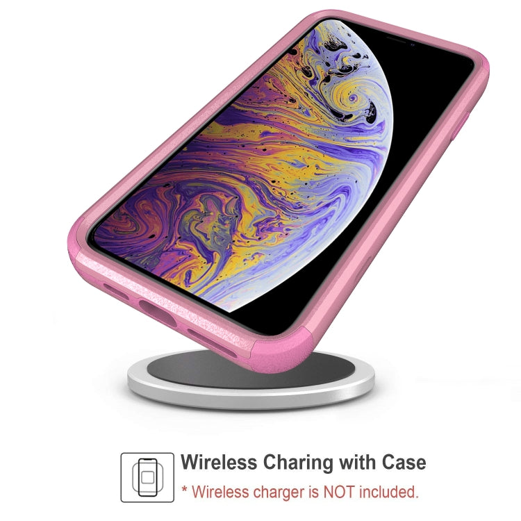 For iPhone XS Max TPU + PC Shockproof Protective Case(Pink) - More iPhone Cases by buy2fix | Online Shopping UK | buy2fix
