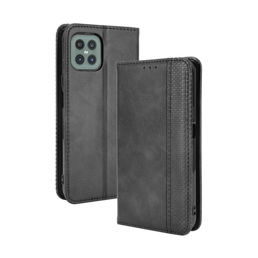 For Cubot C30 Magnetic Buckle Retro Texture Horizontal Flip Leather Case with Holder & Card Slots & Photo Frame(Black) - More Brand by buy2fix | Online Shopping UK | buy2fix