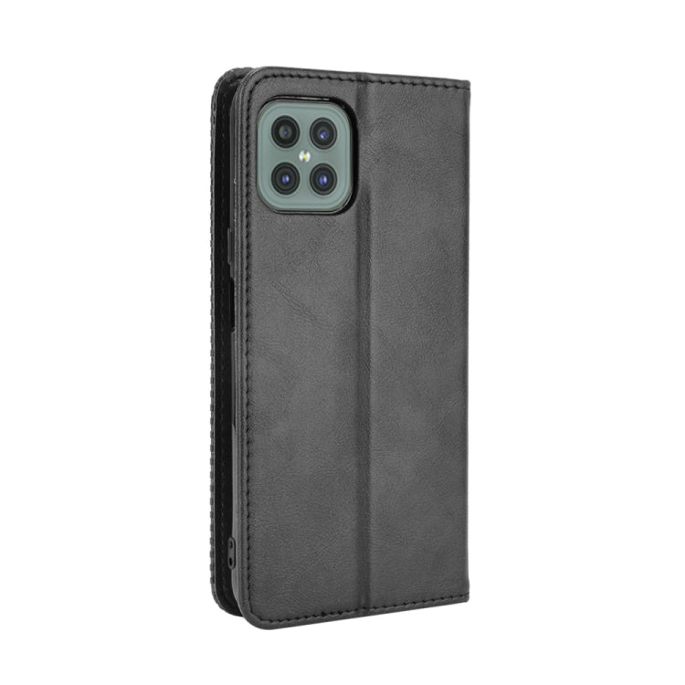 For Cubot C30 Magnetic Buckle Retro Texture Horizontal Flip Leather Case with Holder & Card Slots & Photo Frame(Black) - More Brand by buy2fix | Online Shopping UK | buy2fix