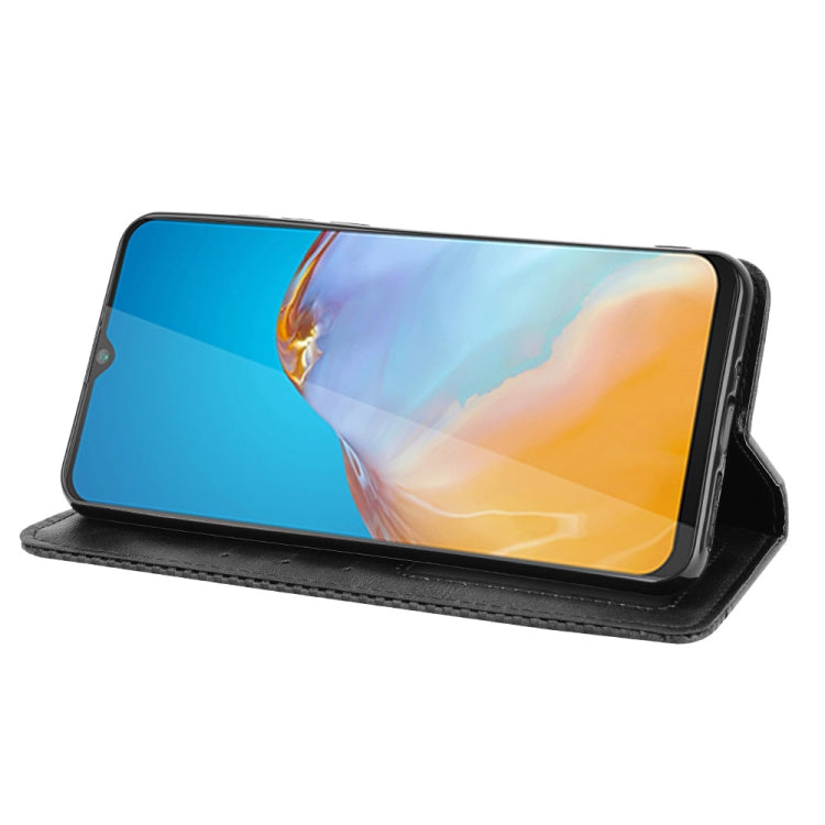 For Cubot Note 20 / Note 20 Pro Magnetic Buckle Retro Texture Horizontal Flip Leather Case with Holder & Card Slots & Photo Frame(Black) - More Brand by buy2fix | Online Shopping UK | buy2fix