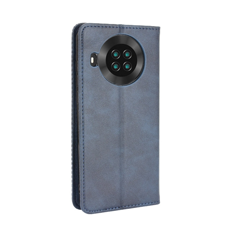 For Cubot Note 20 / Note 20 Pro Magnetic Buckle Retro Texture Horizontal Flip Leather Case with Holder & Card Slots & Photo Frame(Blue) - More Brand by buy2fix | Online Shopping UK | buy2fix