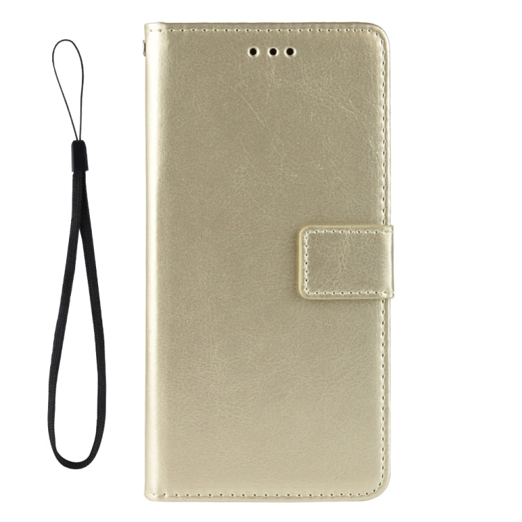 For Cubot C30 Retro Crazy Horse Texture Horizontal Flip Leather Case with Holder & Card Slots & Lanyard(Gold) - More Brand by buy2fix | Online Shopping UK | buy2fix
