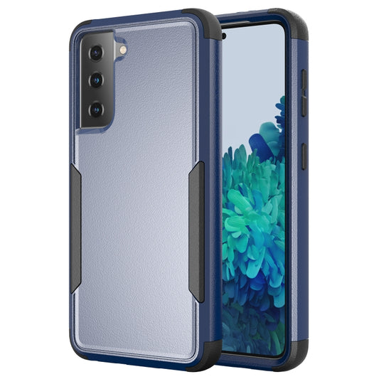 For Samsung Galaxy S21+ 5G TPU + PC Shockproof Protective Case(Royal Blue + Black) by buy2fix