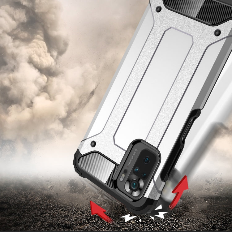 For Xiaomi Redmi Note 10 4G / Note 10S Magic Armor TPU + PC Combination Case(Rose Gold) by buy2fix