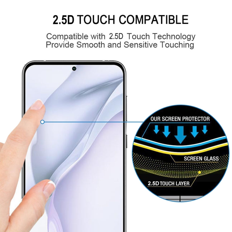For Huawei P50 Full Glue Full Cover Screen Protector Tempered Glass Film - Huawei Tempered Glass by buy2fix | Online Shopping UK | buy2fix