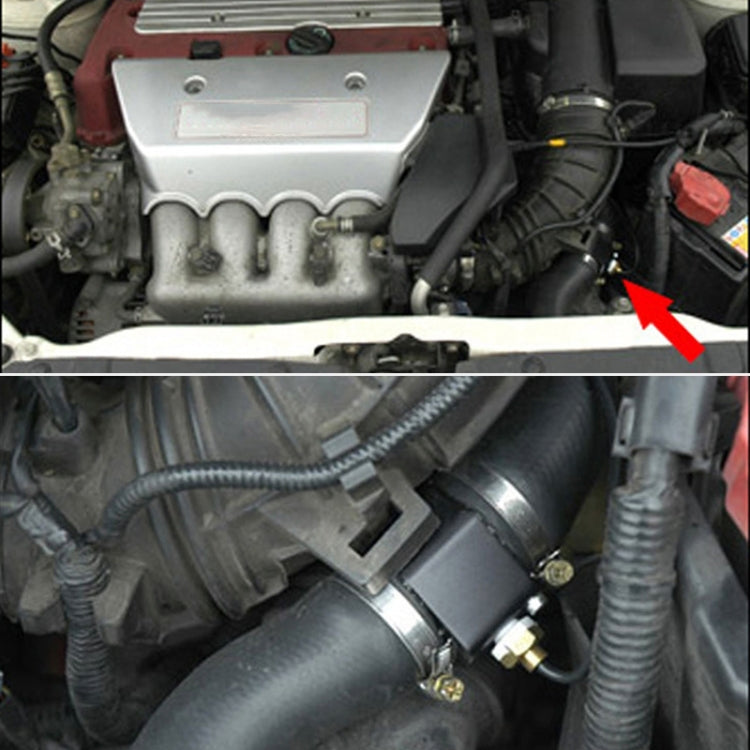 Car Water Temperature Meter Temperature Gauge Joint Pipe Radiator Sensor Adaptor Clamps, Size:26mm(Blue) by buy2fix