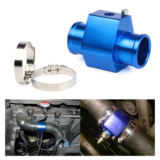 Car Water Temperature Meter Temperature Gauge Joint Pipe Radiator Sensor Adaptor Clamps, Size:30mm(Blue) by buy2fix