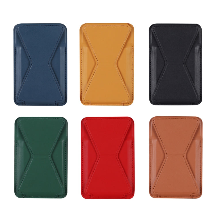 Magsafing Magnetic Folding Stand Leather Wallet Snap-On Card Holder Case Bag for iPhone 12 mini, iPhone 12, iPhone 12 Pro, iPhone 12 Pro Max(Brown) - iPhone 12 Pro Max Cases by buy2fix | Online Shopping UK | buy2fix