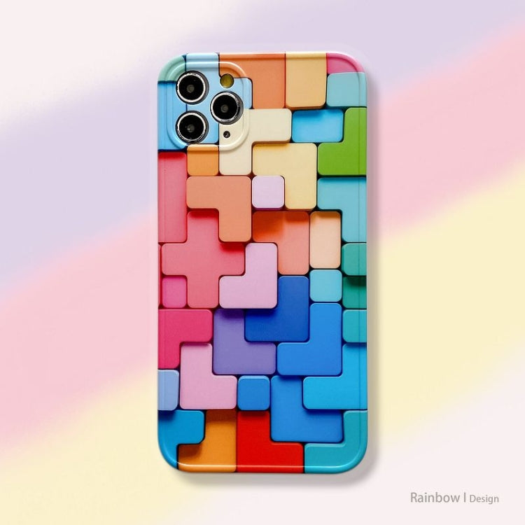 For iPhone 11 Pro Max Painted Pattern TPU Protective Case(Multicolor) - iPhone 11 Pro Max Cases by buy2fix | Online Shopping UK | buy2fix