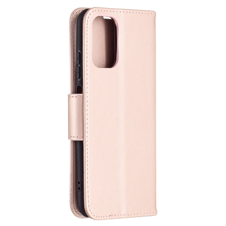 For Xiaomi Redmi Note 10 4G/Note 10s Two Butterflies Embossing Pattern Horizontal Flip Leather Case with Holder & Card Slot & Wallet & Lanyard(Rose Gold) - Xiaomi Cases by buy2fix | Online Shopping UK | buy2fix