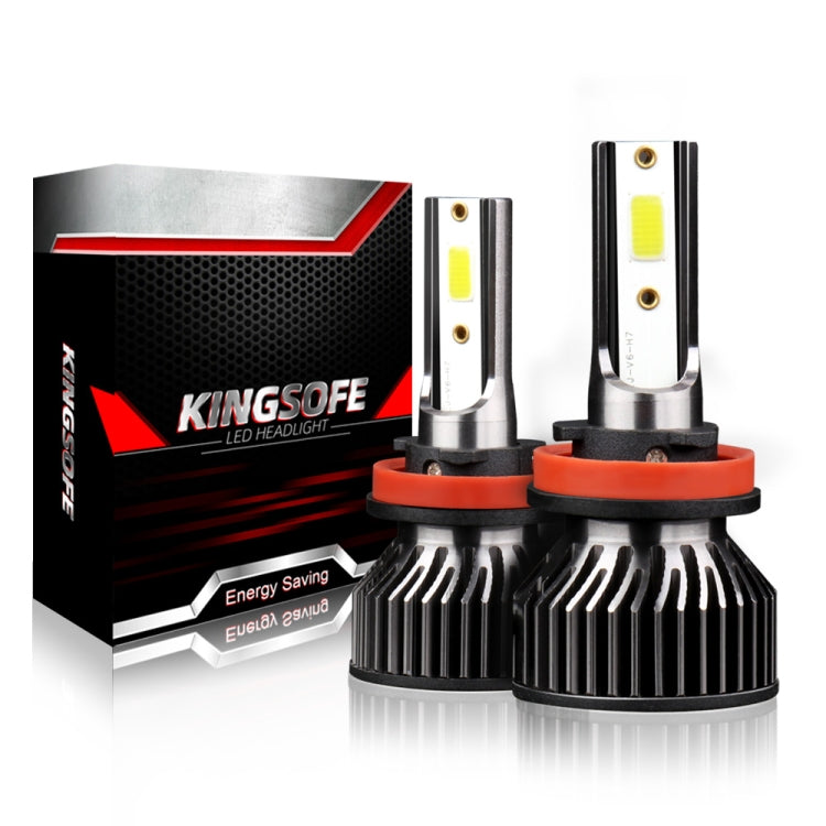 F2 H8 / H9 / H11 2 PCS DC9-36V / 25W / 6000K / 2500LM IP68 Waterproof Car LED Headlight(Cold White Light) - LED Headlamps by buy2fix | Online Shopping UK | buy2fix