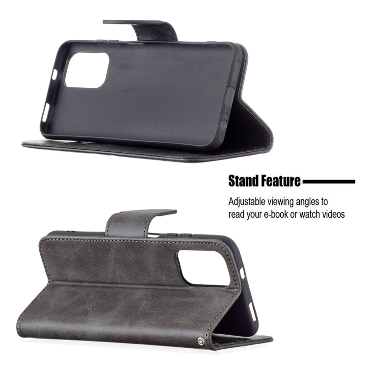 For Xiaomi Redmi Note 10 4G / Note 10S Retro Lambskin Texture Pure Color Horizontal Flip PU Leather Case with Holder & Card Slots & Wallet & Lanyard(Black) - Xiaomi Cases by buy2fix | Online Shopping UK | buy2fix