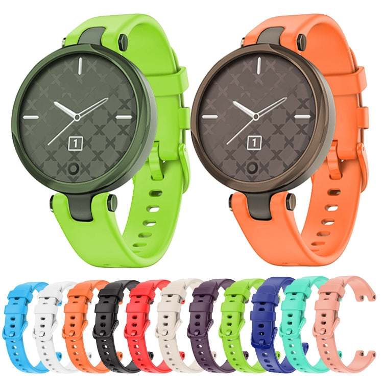 For Garmin Lily Silicone Watch Band(Khaki) - Watch Bands by buy2fix | Online Shopping UK | buy2fix