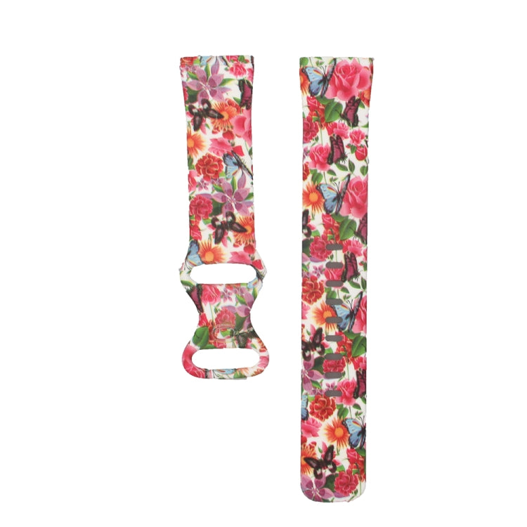 For Fitbit Versa 3 Printing Watch Band, Size:L(K) - Watch Bands by buy2fix | Online Shopping UK | buy2fix