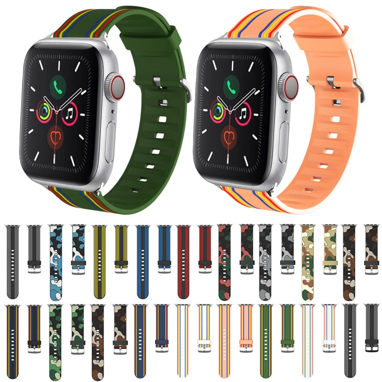 Silicone Replaceable Watch Band For Apple Watch Ultra 49mm&Watch Ultra 2 49mm / Series 9&8&7 45mm / SE 3&SE 2&6&SE&5&4 44mm / 3&2&1 42mm(10) by buy2fix