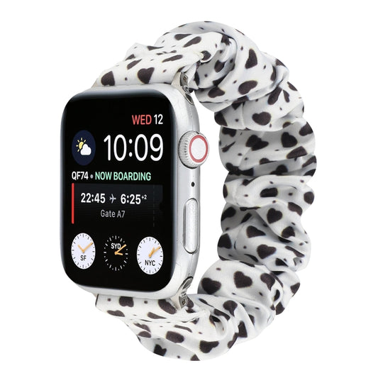 Fabric Hair Ring Watch Band For Apple Watch Ultra 49mm&Watch Ultra 2 49mm / Series 9&8&7 45mm / SE 3&SE 2&6&SE&5&4 44mm / 3&2&1 42mm(5) by buy2fix