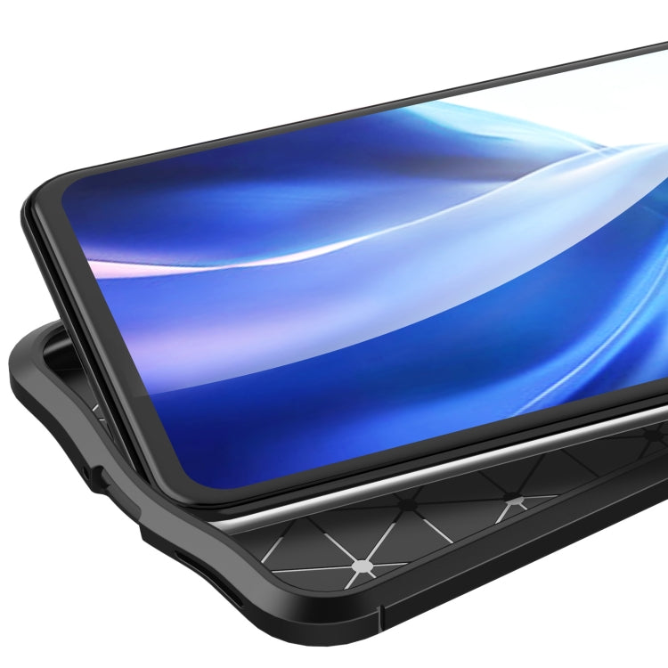 For Xiaomi Mi 11 Lite Litchi Texture TPU Shockproof Case(Black) - Xiaomi Cases by buy2fix | Online Shopping UK | buy2fix